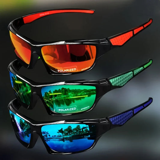 Fashion Sports Sunglasses Polarized UV Protection Personalized Glasses Round Frame Metal Men's and Women's UV400 Eyewear