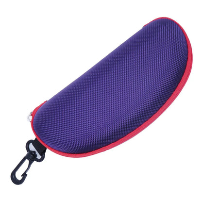 KLASSNUM Portable EVA Glasses Case With Carabiner Hook Colorful Sunglasses Hard Case Zipper Eyeglasses Protector Box Holder New