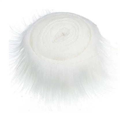 1.5M Faux Furs Costume Diy Apparel Sewing Fluffy Trim Trimming Fabric Home Decoration Sewing Costume Plush Furs Stripe Gift