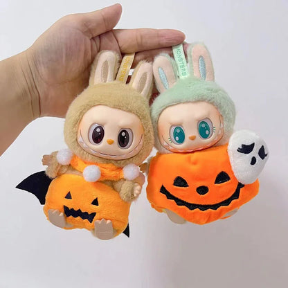 Pumpkin Halloween Set&Christmas Tree Star Dress for 3.0 Labubu Doll Outfit Cute Protective Shell Accessories Holiday Gifts