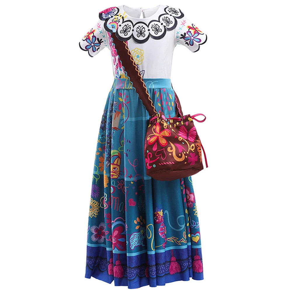 Baby Girls Halloween Cosplay Costume Toddler Kids Carnival Christmas Clothing Charm Princess Dress Role Play Outfits Vestido 10Y