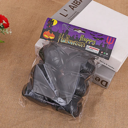6pcs Halloween Cauldron Bucket Candy Pumpkin Mini Witch Black Pot Decor Buckets Bowl Witches Kettle Container
