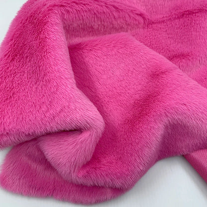 Sewbato 10mm 100% Polyester Faux Fur Fabric 50x50cm Environmentally Friendly Soft Minky Fabric Plush Toy/Clothing Plush Fabric