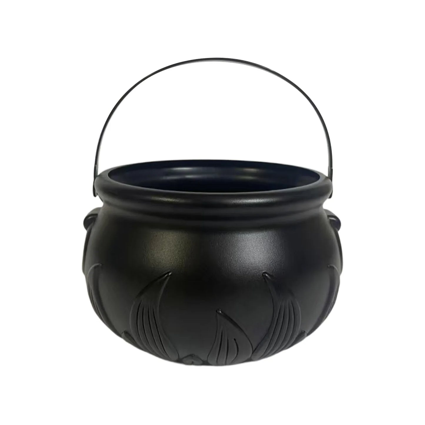 Halloween Party Decoration Witch With Light Pot Mist Plastic Bowl Decoration Candy Bucket Decoration