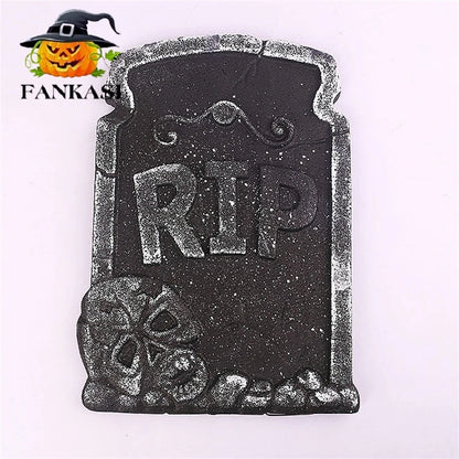 Halloween Tombstone Anti Fade Halloween Headstone Foam Cosplay Props Practical Outdoor Halloween Headstone Decorations