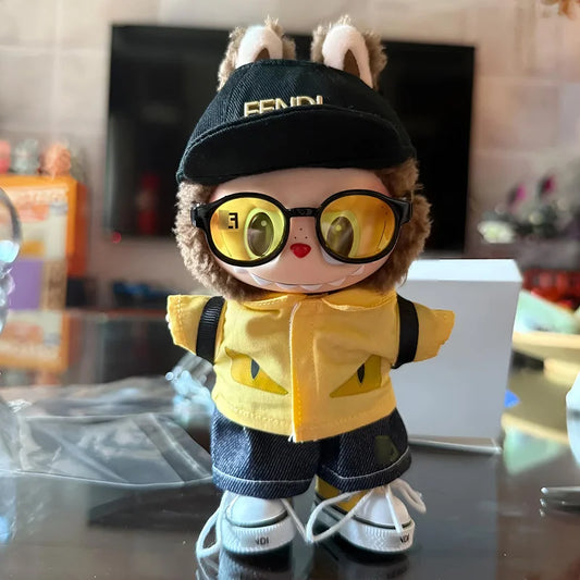 For 17cm Labubu High-End Design Is Suitable for Changing Clothes of First Second and Third Generation Labubu Plush Toys Gifts