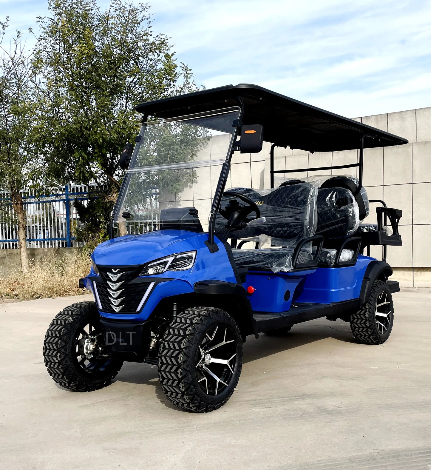Made in China Low Price 2 4 Seater 48/60v/72v Battery Off-Road Hunting Cart Street Legal City EV Luxury Electric Club Golf Cart