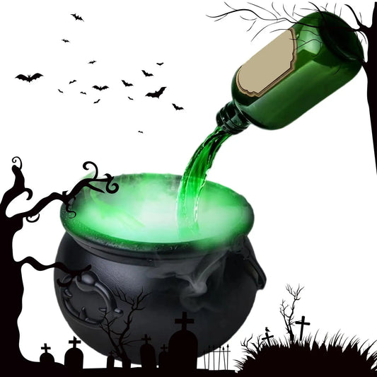 Witches Cauldron Witch Cauldron Diffuser Halloween Decor Bubbling Pot Haunted House Props Spooky Holiday Supplies Party Decor