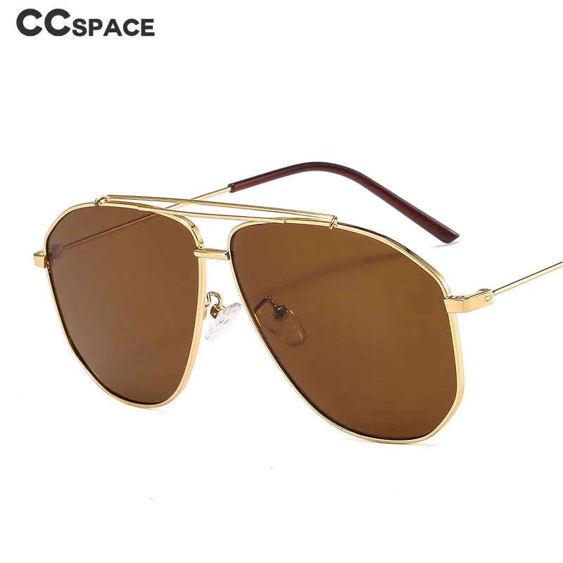 46224 Vintage Metal Frame Pilot Sunglasses Women Fashion Uv400 Glasses Men Anti Glare Sunglasses