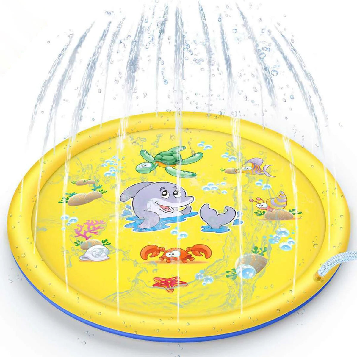 170 CM Children Play Water Mat Summer Beach Inflatable Water Spray Pad Outdoor Game Toy Lawn Swimming Pool Mat Kids Toys