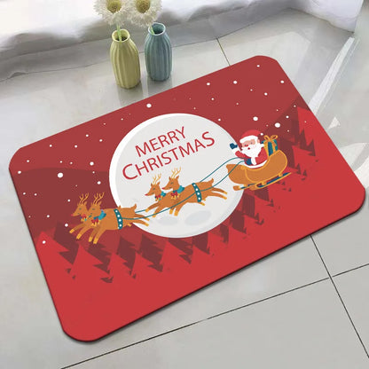 2024 Halloween Pumpkin Carpet Bedroom Bathroom Floor Mats Decorative Halloween Floor Mats Christmas Mats Christmas Decorations