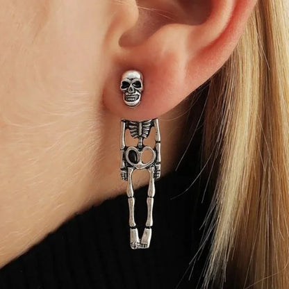 6pcs Women's Earrings Set Halloween Earrings for Women Fashion Creative Jewelry 2024 Bat Ghost Pumpkin Black Cat Stud Earrings