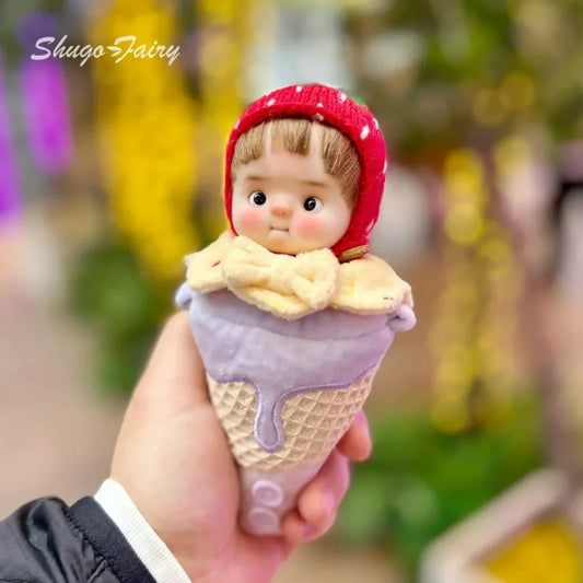 Shugafairy OB QBaby BJD Doll 1/11 Customized  Fleshy Face Big Head Sweet Style Ball Jointed Dolls