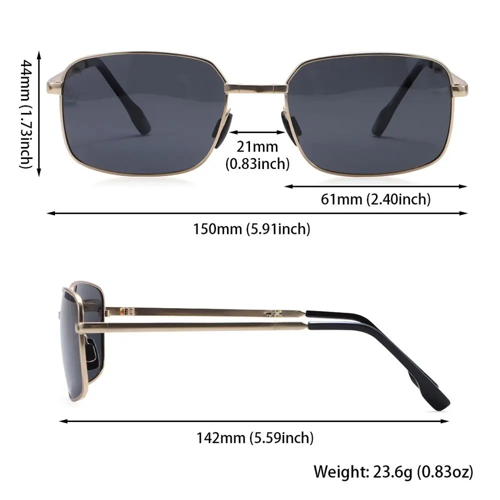 Metal Frame Portable Eyewear Folding Polarized Photochromic Sunglasses Sunglasses for Men Driving Glasses