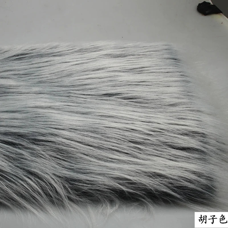 4 Kinds of Purple 12cm Long Pile Fur Faux Fur Fabric Soft Plush Faux Fur Fabric Sewing DIY Toy Home Background Decoration Cloth