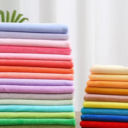 50CM* 50CM Crystal Super Soft Fluff Length 1mm Short Plush Fabric Doll Pillow Cover Blanket Pet Nest Bedding DIY Clothing Fabric