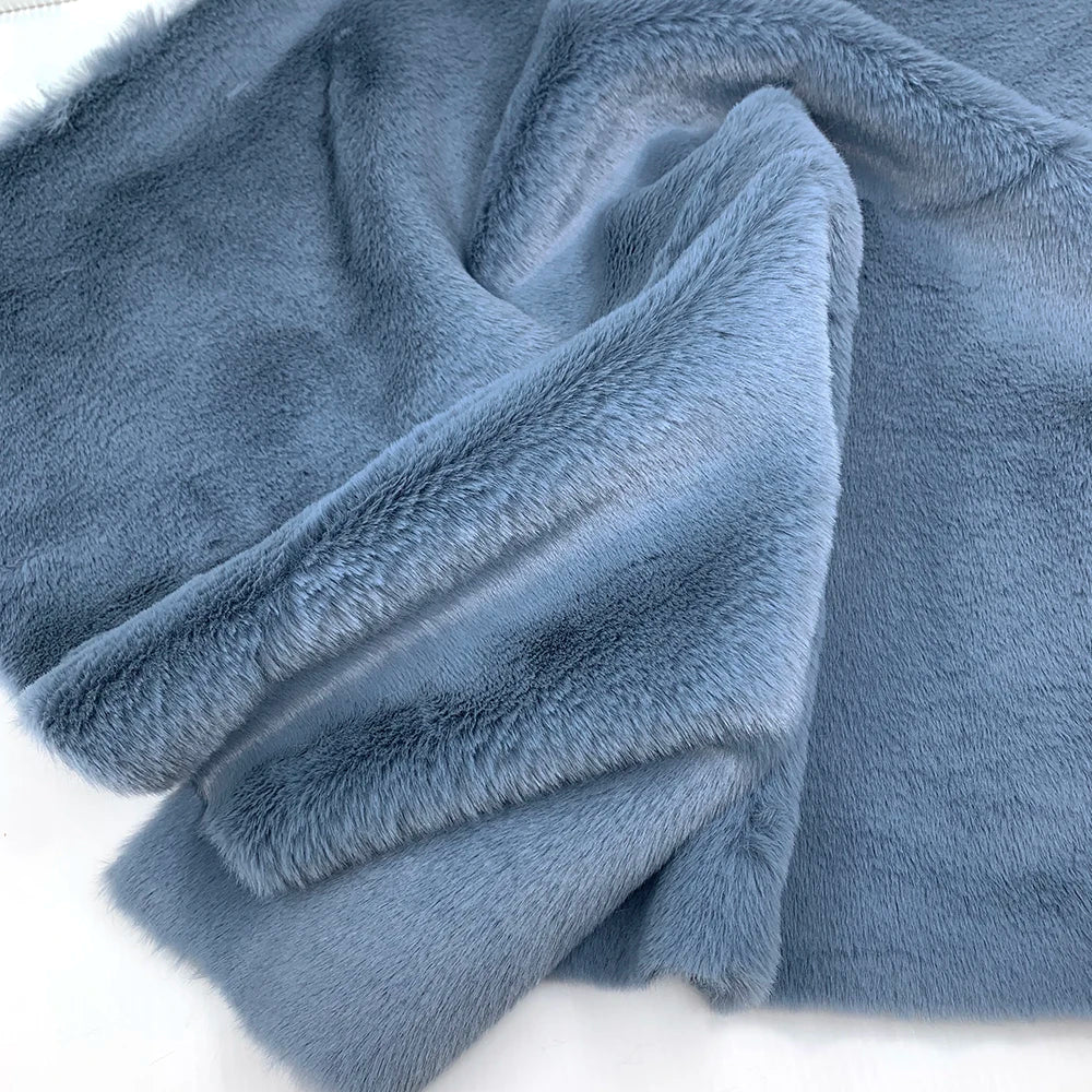 Sewbato 10mm 100% Polyester Faux Fur Fabric 50x50cm Environmentally Friendly Soft Minky Fabric Plush Toy/Clothing Plush Fabric