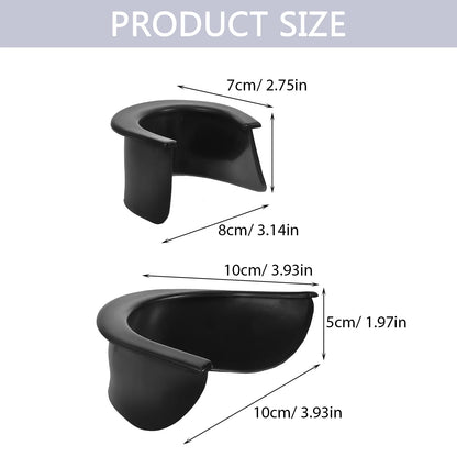 6pcs Billiard Pool Table Hole Pocket Rubber Liners Set Pool Table Pocket Liners Billiard Pocket Hole Liners Snooker Accessories
