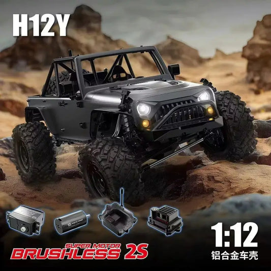 MJX Westward H12y+/H12p 1:12 Scale Remote Control Off-Road Climbing Vehicle Brushless Motor RC Car Model Toy Gift