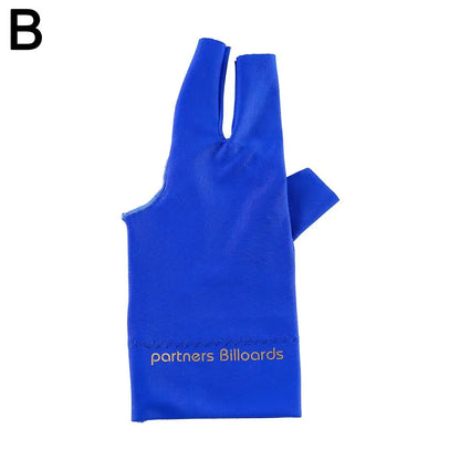 1pc Spandex Snooker Billiard Cue Glove Pool Left Hand Open Accessory Three Finger U8D8