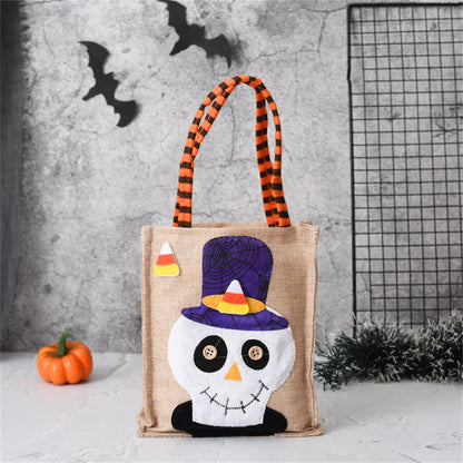 New Halloween Gift Non-Woven Handbag Candy Bag Ghost Festival Pumpkin Bag Decoration Props Gift Bag