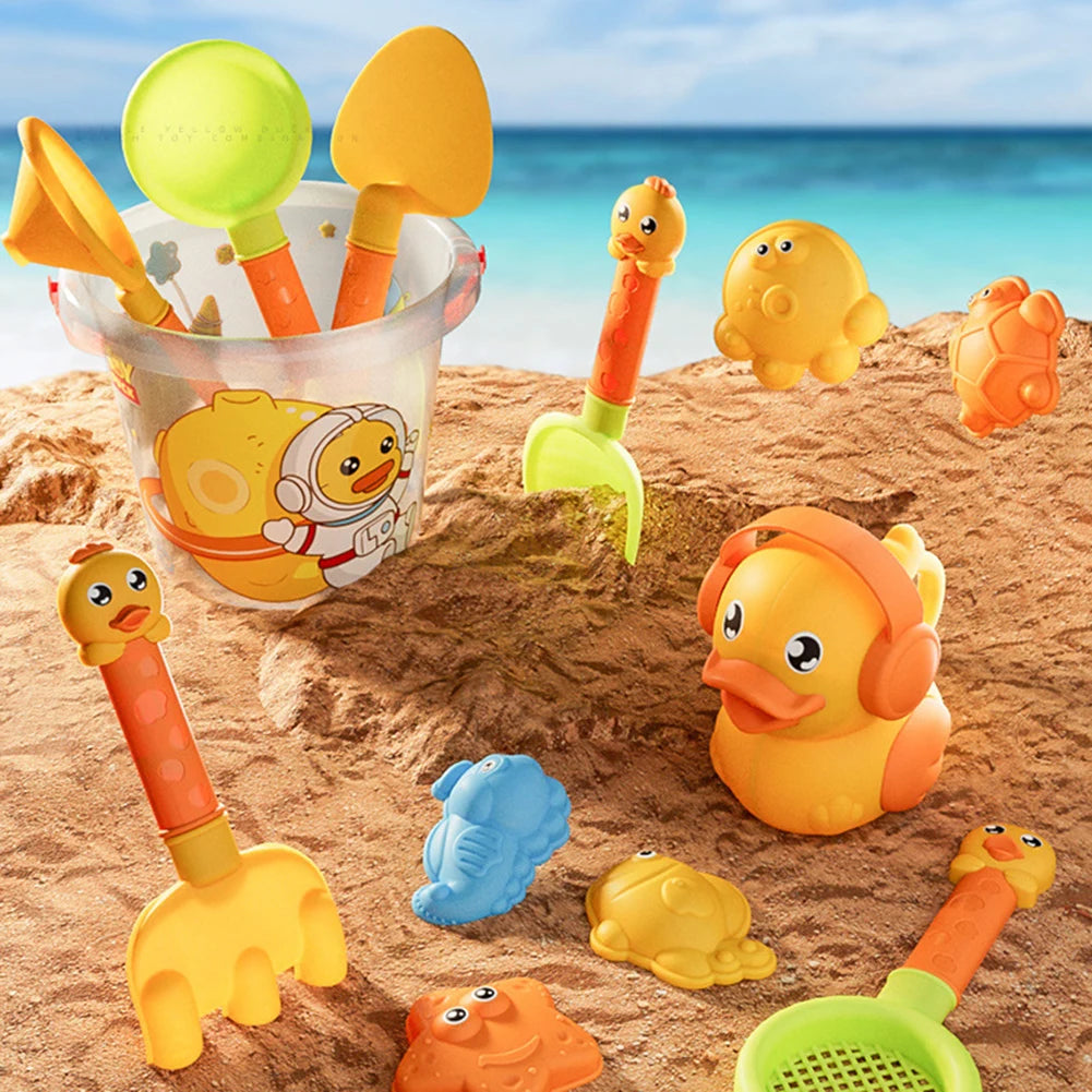 Beach Toys Beach Bucket Digging Sand Shovel Beach Tools W/ Shovel Children Summer Sand Model Set Swimming Bath Toys Seaside Game