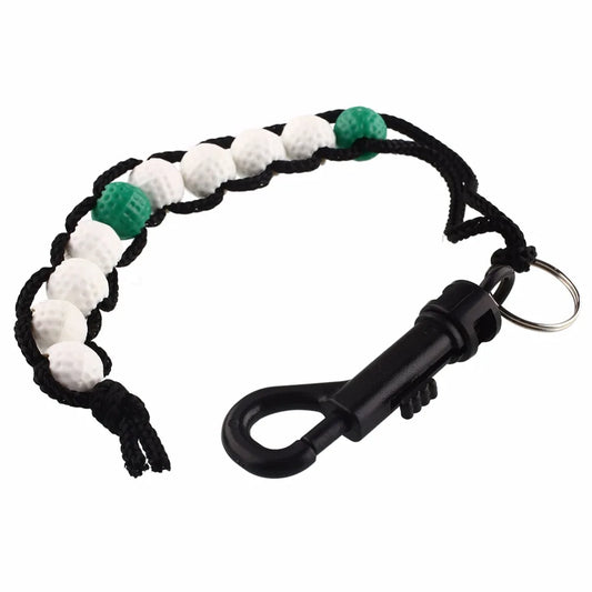 Golf Score Counter Golf Stroke Score Counter Plastic Golf Ball Beads Putt Counter Training Accessories Aids Easy to Use