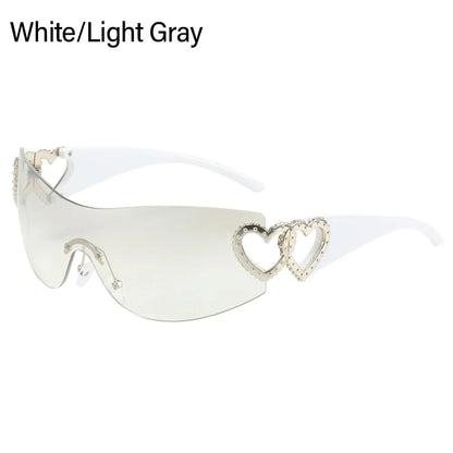 Fashion Designer Sunglasses Women 2023 Luxury Trending Y2k Sunglasses Woman Shade Pink Glasses Goggle 2000'S Lentes De Sol Mujer