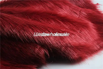 Wholsale Imitation Fox Plush Fur,cloth Counter Carpet Material,faux Fur Fabric,160cm*50cm/Pcs