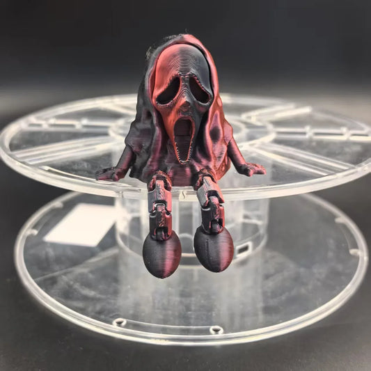 3D Printed Figurines Halloween Skull Ornament Joint Movable Home Desktop Decoration Creative Children's Educational Toys Gifts