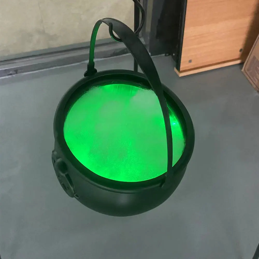 78cm Large Witch Cauldron on Tripod With Led String Light Halloween Party Decor Outdoor Hocus Pocus Candy Bowl Bucket Yard Porch