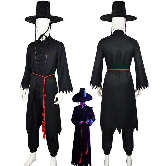 Adult Saja Boy Jinu Cosplay Men Group Stage Performance Halloween Carnival Party Clothes Anime Full Sets Costume
