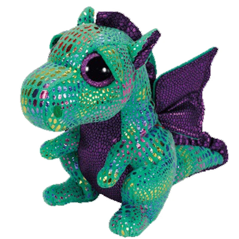 Ty Beanie Animal Stuffed Plush Toy Beastie Cute Halloween Golden Wing Bat Doll Children Birthday Toys Gift 15cm