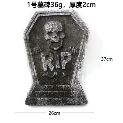 Halloween Decoration Foam Tombstone Ghost Festival Home Haunted House Bar Scene Layout Props Kids Adults Happy Halloween Supplie