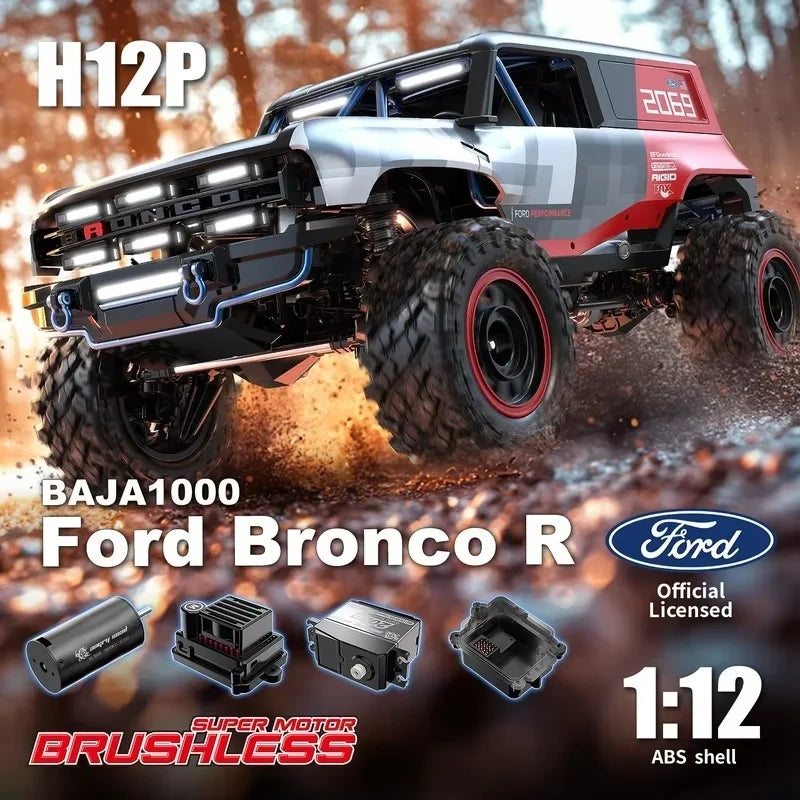 MJX Westward H12y+/H12p 1:12 Scale Remote Control Off-Road Climbing Vehicle Brushless Motor RC Car Model Toy Gift
