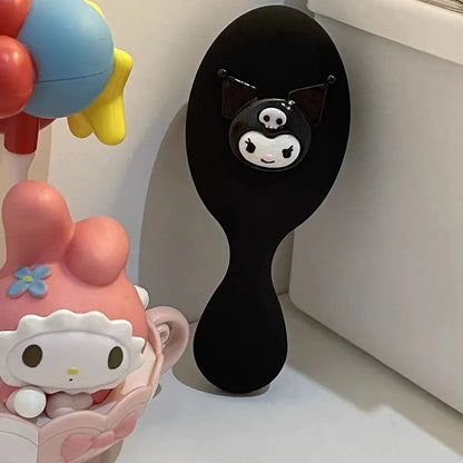 Sanrio Serie Kuromi Portable Anime Air Cushion Comb Hello Kitty Cartoon Comb Girl Hair Care Knot Proof Comb Birthday Gift Toy