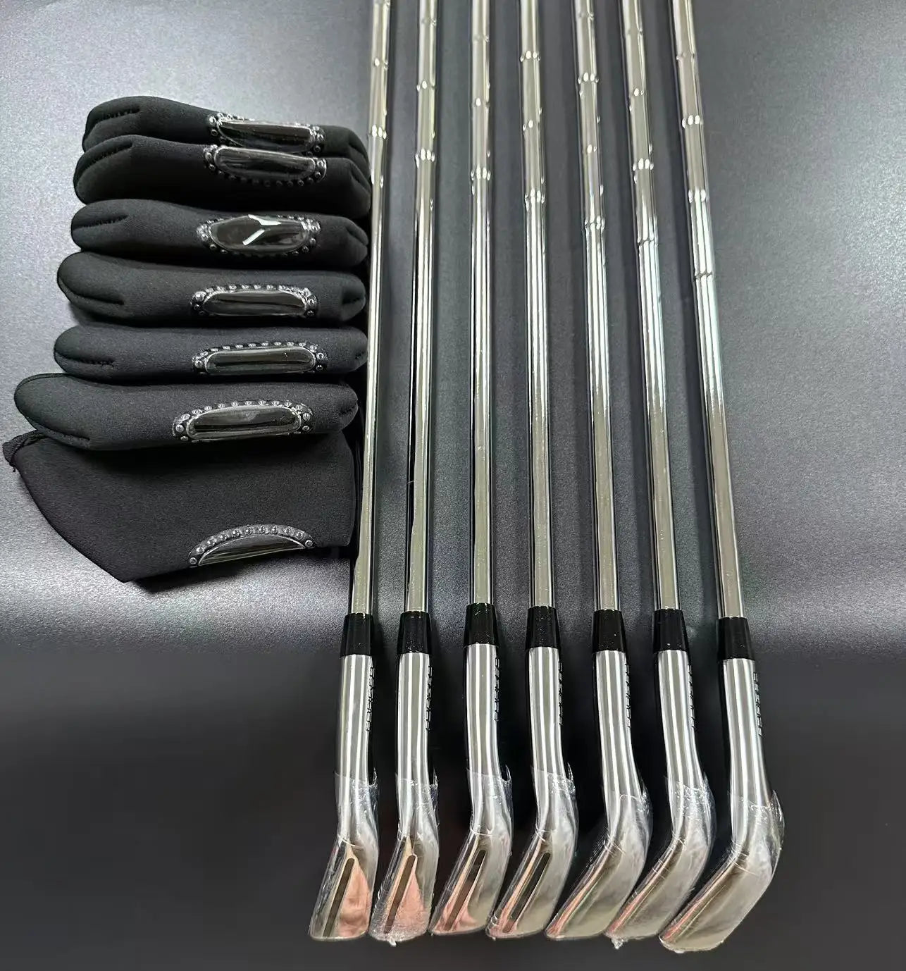 New Brand Golf Irons Silver Color Set P 790 456789p With Shaft and Grip P790 Golf Club Iron Set 8pcs Head Cover Free Shipping