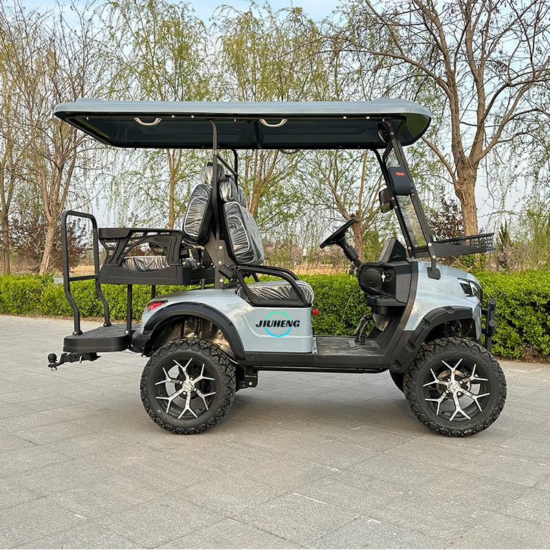 Chinese Factory Quality 2+2 Seater 48v Off Road Electric Low Price Ce Club Car Golf Cart