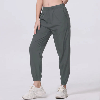 1/2 Piece Women's Casual Sports Pants Black Pocket Pants Running Fitness Slimming Ankle Pants Multi-Size Teen 9 Sub-Library