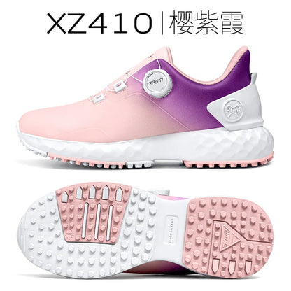 PGM Golf Shoes for Women, Korean SpringWomen's Edition, Waterproof Women's Shoes, Anti Slip Height Increasing