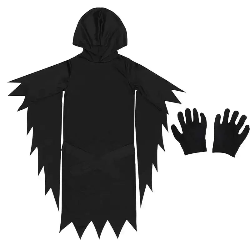 Kids Adults Mother Father Scream Costume Children Fancy Dress Halloween Carnival Party Horror Death Ghostface Costume Boys Teens