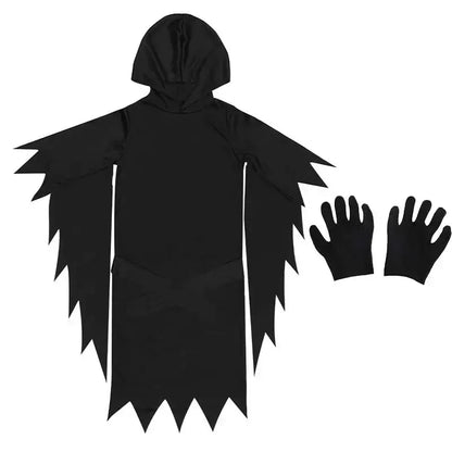 Kids Adults Mother Father Scream Costume Children Fancy Dress Halloween Carnival Party Horror Death Ghostface Costume Boys Teens