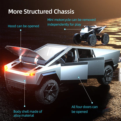 JJRC C8817 Alloy RC Car Remote Control Car Simulation Camping Equipment Pickup Truck Model Rc Car Kids Toys Boy Gifts