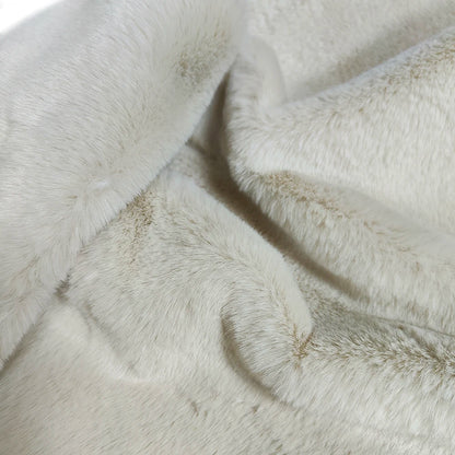 Sewbato 10mm 100% Polyester Faux Fur Fabric 50x50cm Environmentally Friendly Soft Minky Fabric Plush Toy/Clothing Plush Fabric