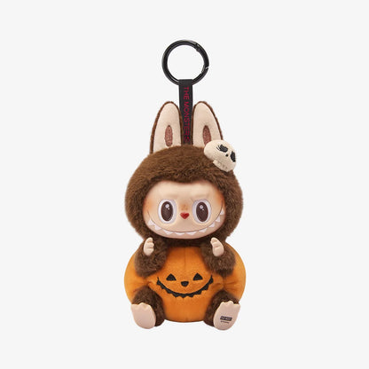 100% Authentic POP MART the Monsters Happy Halloween Party Series - Sitting Pumpkin Vinyl Plush Pendant Collectible