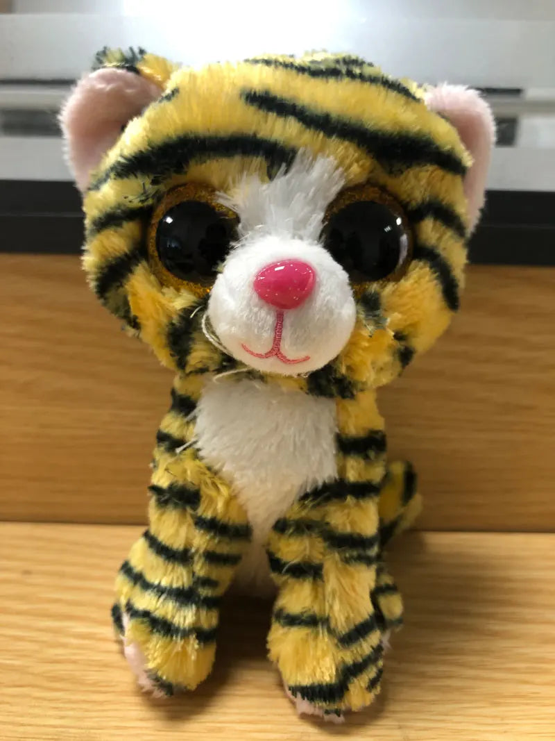 Ty Beanie Animal Stuffed Plush Toy Beastie Cute Halloween Golden Wing Bat Doll Children Birthday Toys Gift 15cm