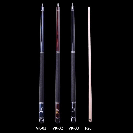 PERI VK Series Billiard Pool Cue Stick 12.5mm Set-Deer/Mashroom/Dolphin PERI VK Series Billiard Pool Cue Stick 12.5mm Set-Deer/