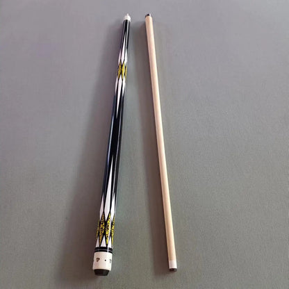 Professional Maple Pool Cue Stick 13mm Tip With Yellow Diamond Shape for Strong Grip Ideal for American Pool