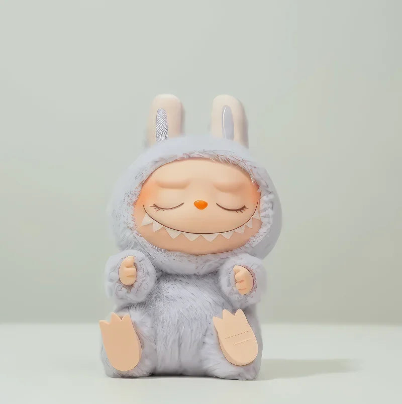 Labubu the Monster Exciting Macaron Series Blind Box Labubu Have a Seat Series Blind Bag Figure Vinyl Plush Doll Mystery Box Toy