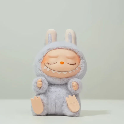 Labubu the Monster Exciting Macaron Series Blind Box Labubu Have a Seat Series Blind Bag Figure Vinyl Plush Doll Mystery Box Toy